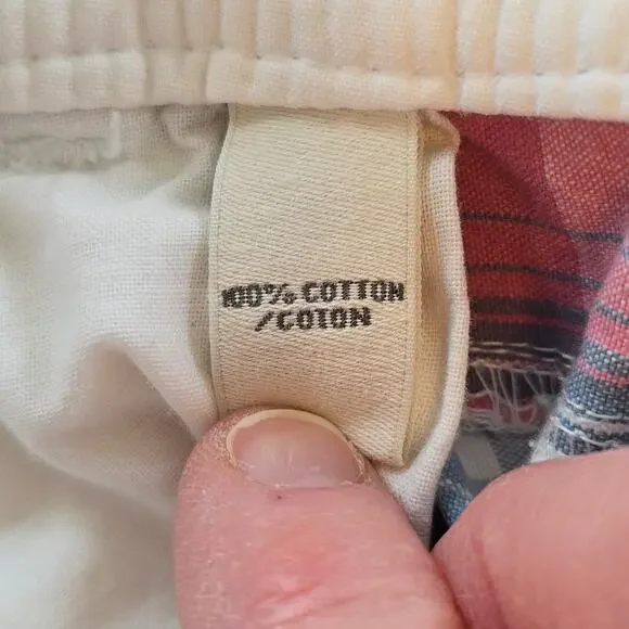 VTG Abercrombie & Fitch Y2K Micro Mini Patchwork Skirt Women's 10 Madras Plaid - Picture 6 of 9